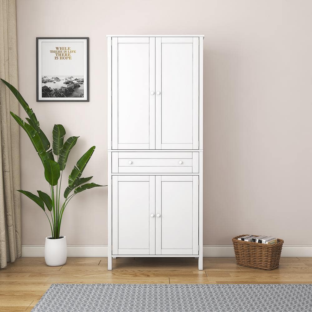 COWLOWN White 70.87 in. Tall Kitchen Pantry, Storage , Kitchen