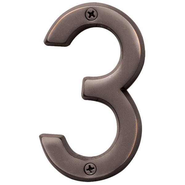 HY-KO 4 in. Metal Number 3