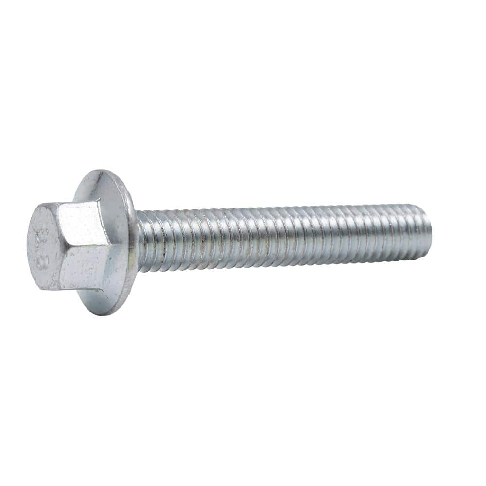 Everbilt M6-1.0 x 35 mm Zinc-Plated Steel Flange Bolt (2 per Bag