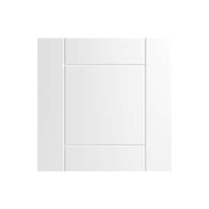 Sanibel 13 in. W x 0.75 in. D x 13 in. H White Cabinet Door Sample Shell White Matte