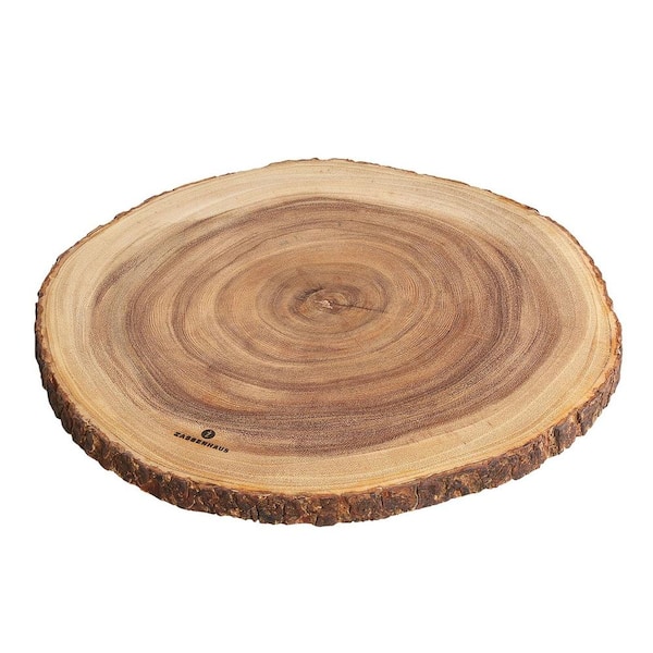 Round Acacia 18 In. X 18 In. Wood Cutting Board 