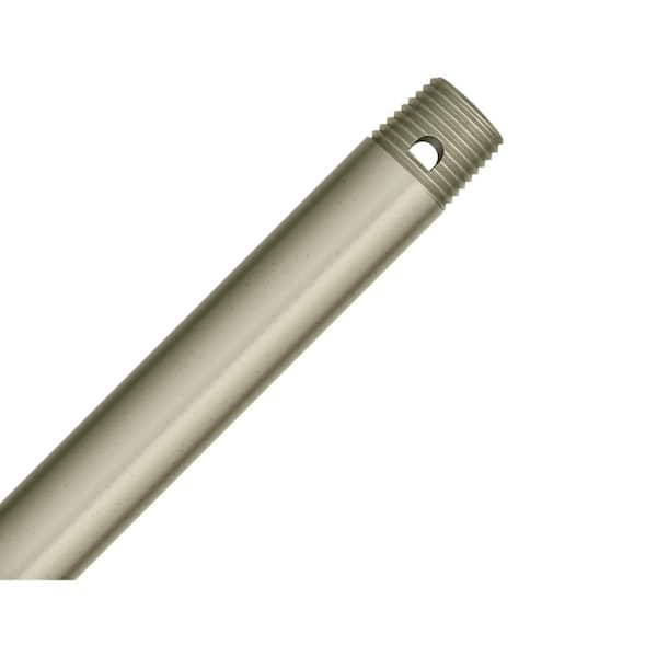 Casablanca 12 in. Pewter Revival Extension Downrod for 10 ft. ceilings