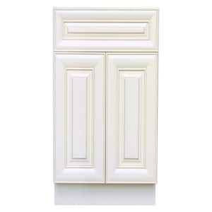 Plywell Ready to Assemble 9x42x12 in. Shaker Wall End Open Shelf Cabinet in White