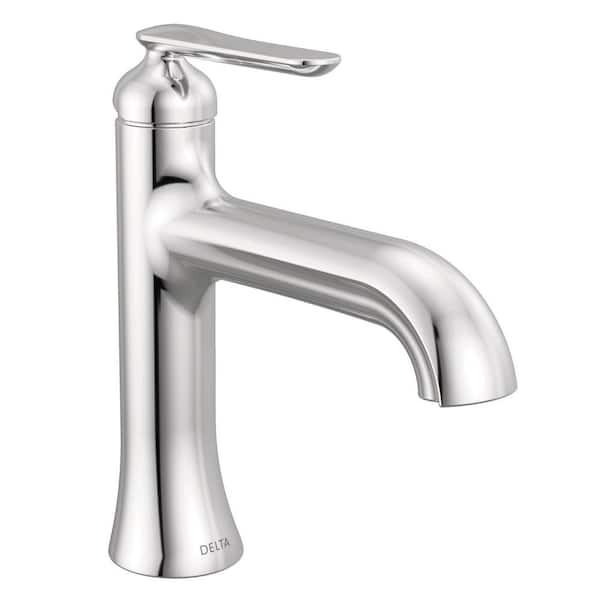 Bonacci Single Handle Single Hole Bathroom Sink Faucet in Lumicoat Chrome