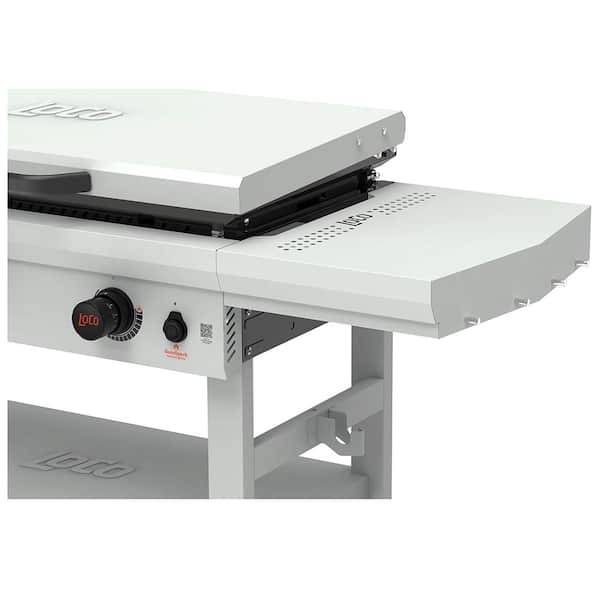 LOCO - 36 in. 3-Burner Classic SmartTemp Propane Flat Top Grill/Griddle in Chalk Finish