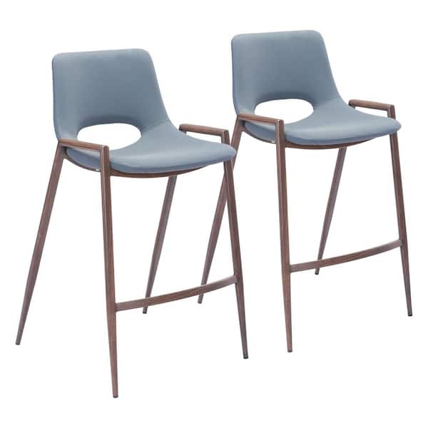 ZUO Desi Counter Chair (Set of 2) Gray