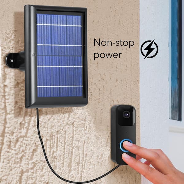 Wasserstein Bundle Ring White Solar Panel & Lithium-ion Battery Extension Pack Compatible with Ring Stick Up Cam Battery ONLY 