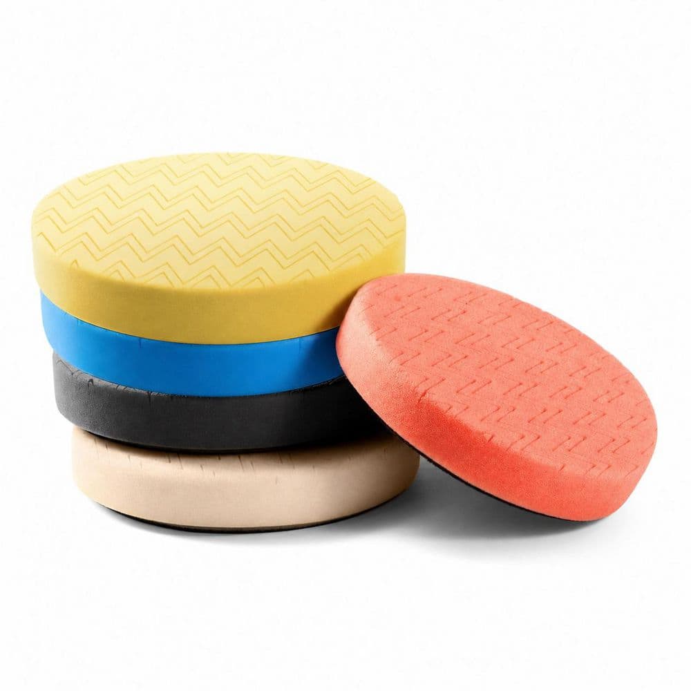 7-Piece Foam Polishing Pad Set with Hook and Loop for Dual Action Polishers, Ideal for Car Detailing Work price history on PriceWatchPro