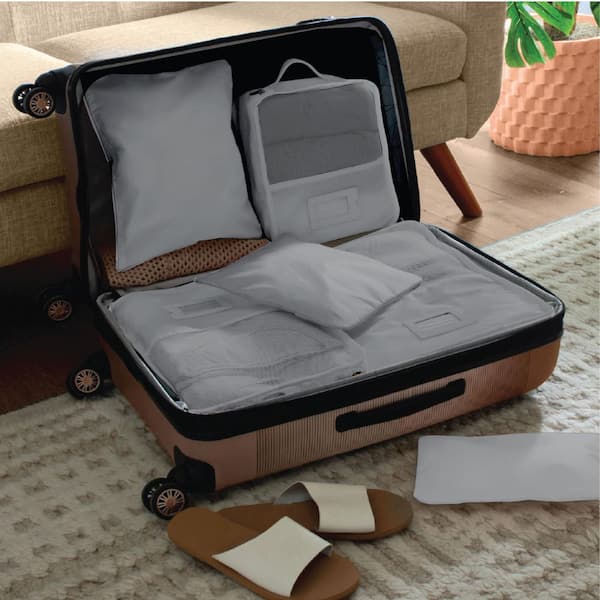RUBY + CASH 6 Piece Deluxe Packing Cube Set in Grey 25568-GREY