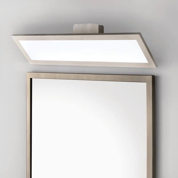 ASD 18 Inch LED Bathroom Vanity Light, 5CCT 2700K-5000K 20W, Dimmable Bathroom Light Fixtures, Modern Vanity Lights For Bathroom Lighting Fixtures Over Mirror, Wall Light Bar, Brushed Nickel, ETL