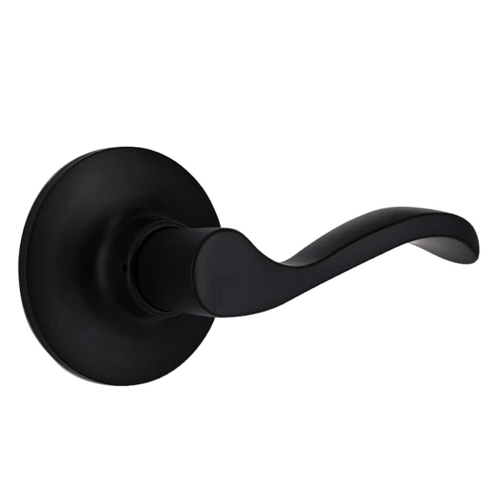 Naples Matte Black Hall/Closet Door Lever