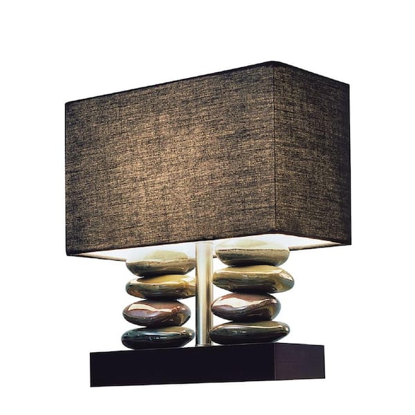 Elegant Designs Monterey 14 5 In, Table Lamp Rectangle Shade