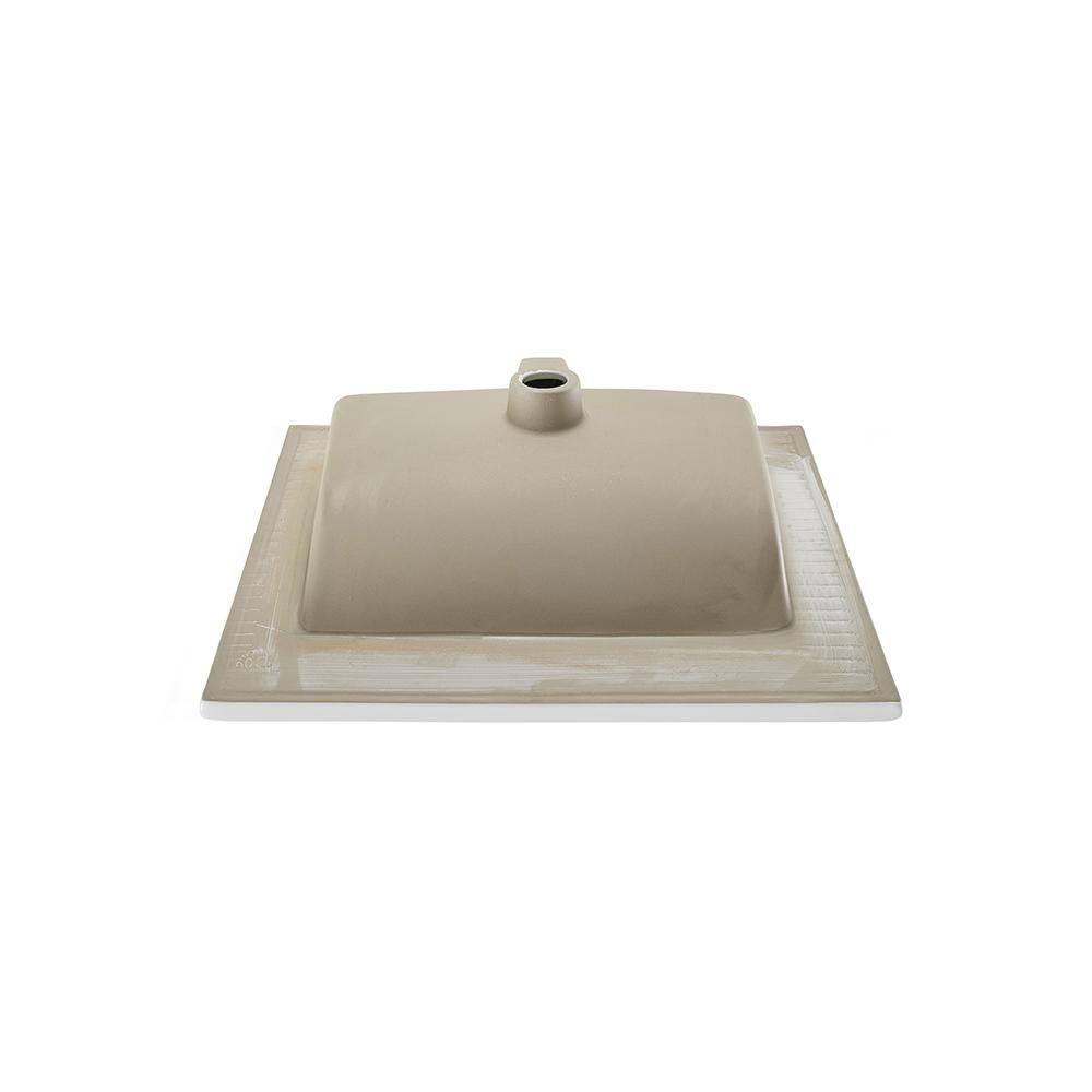 Glossy White Ceramic 24" Single Bathroom Vanity Top