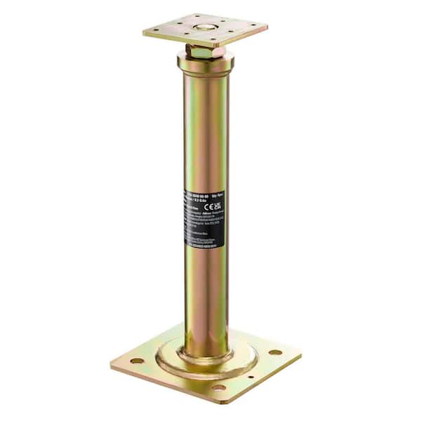 House Floor Jacks, 4 Pack, 11.6-16 in. Height Range, 2500 lbs. Max Load Capacity Per Unit, Galvanized Jack Post