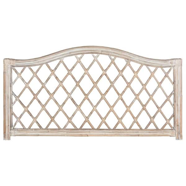 SAFAVIEH Gabrielle Antique Grey Queen Headboard