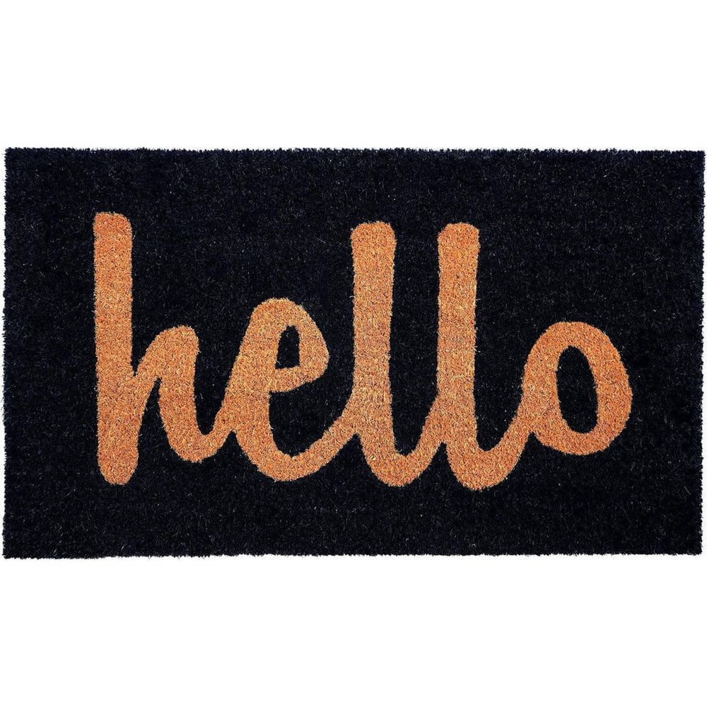Multi-Colored 29 in. x 17 in. Coir Outdoor Door Mat price history on PriceWatchPro