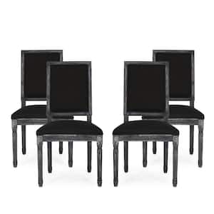 Robin Black and Gray Side Chair (Set of 4)