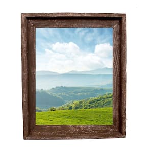 Rustic Farmhouse Signature Series 8.5 in. x 11 in. Espresso Reclaimed Picture Frame