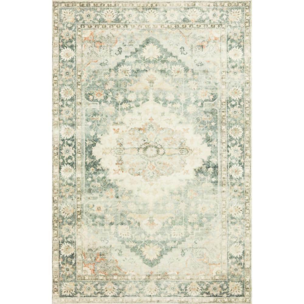 Ivory Elegance 60"x90" Synthetic Traditional Area Rug