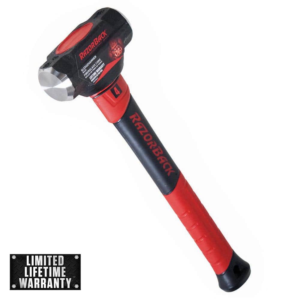 Razor-Back 4 lb. Sledge Hammer with 15 in. Fiberglass Handle 3111000 ...