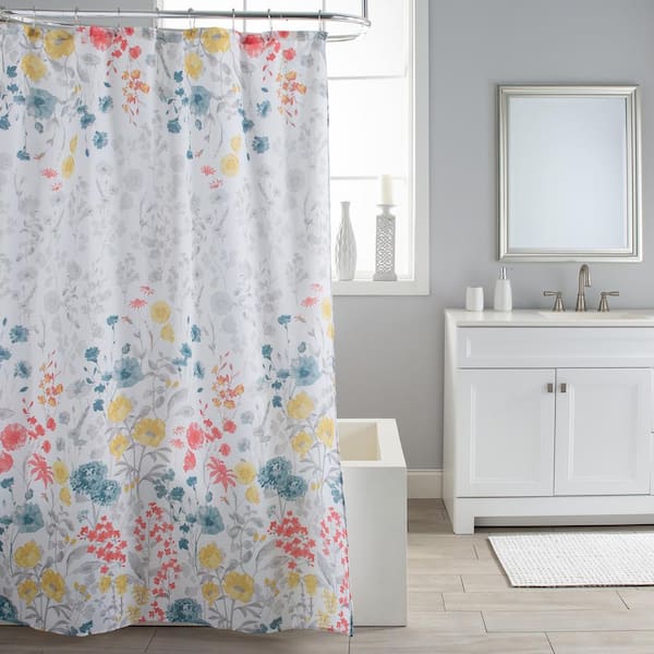m MODA at home enterprises ltd. Wildflower Fabric Shower Curtain