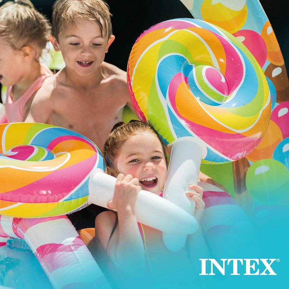 Intex Candy Zone Inflatable Play Center with Water Slide