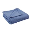 MODERN THREADS Dusty Blue 100% Cotton Thermal Twin/Twin XL Blanket  5THRBLKG-BLU-TN - The Home Depot