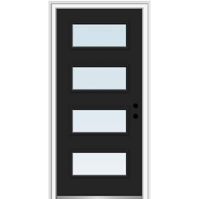 Modern - Black - Front Doors - Exterior Doors - The Home Depot