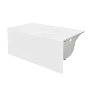 Ivy 48 in. x 32 in. Soaking Bathtub with Right Drain in White