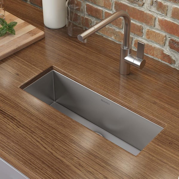 Nesta 23 in. Undermount SIngle Bowl 16-Gauge Stainless Steel Bar Prep Kitchen Sink