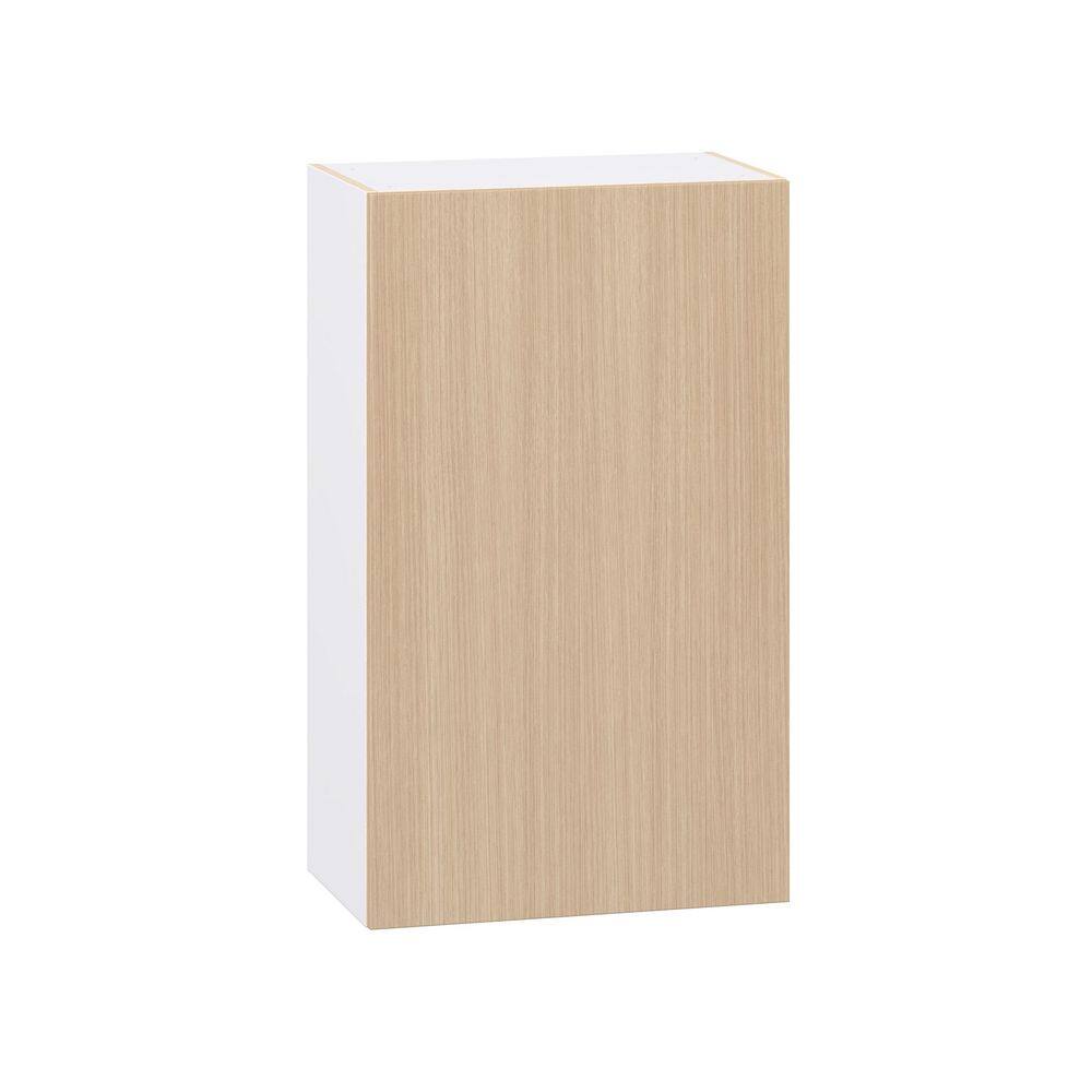 Timberline 24 in. W x 14.75 in. D x 40 in. H Shaker Assembled Wall Kitchen Cabinet in Mojavi Oak price history on PriceWatchPro