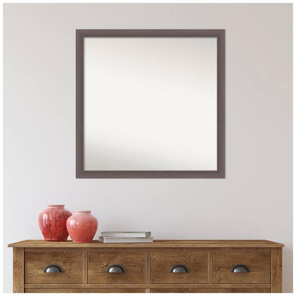 Amanti Art Urban Pewter 28.5 in. W x 28.5 in. H Non-Beveled 