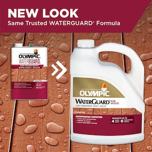 WaterGuard 1 gal. Sequoia Red Semi-Transparent Exterior Wood Stain and Sealer