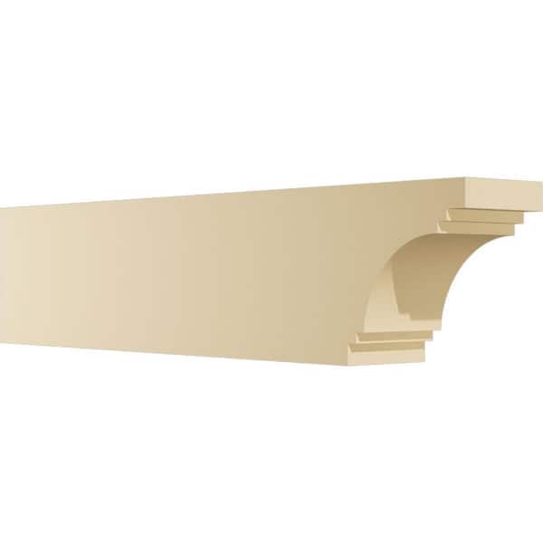 Ekena Millwork Standard Pescadero 5 in. W x 8 in. H x 36 in. D Signature Urethane Rafter Tail Outlooker