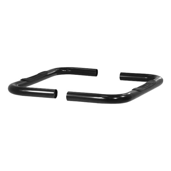 Aries 3-Inch Round Black Steel Nerf Bars, No-Drill, Select Chevrolet, GMC C, K