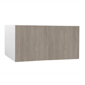 Quick Assemble Modern Style, Grey Nordic 36 x 18 in. Wall Bridge Kitchen Cabinet (36 in. W x 24 in. D x 18 in. H)