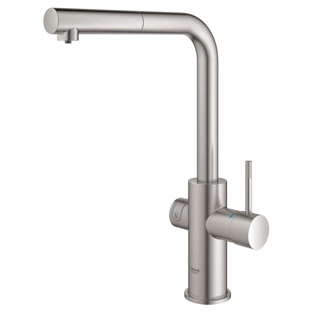 Stainless Steel Modern Deck Mounted Cold Water Dispenser Faucet
