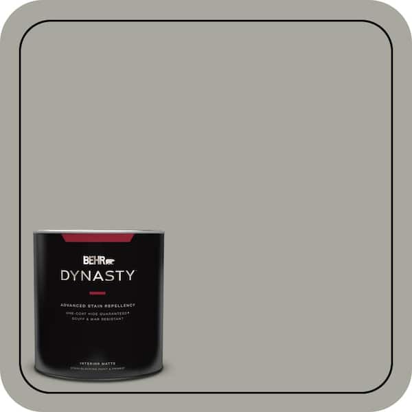 BEHR DYNASTY 1 qt. #PPU25-05 Old Celadon Matte Interior Stain-Blocking Paint and Primer
