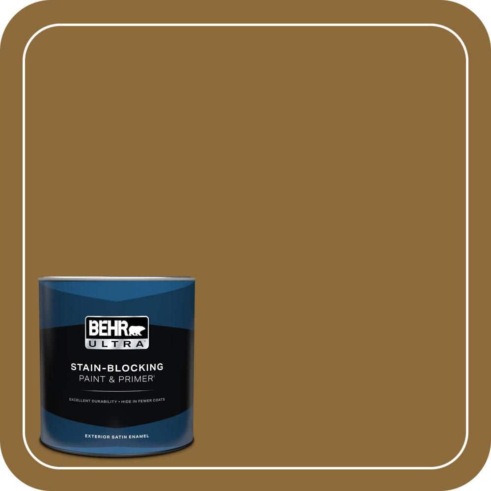 1 qt. #310F-7 Carmel Woods Satin Enamel Exterior Paint & Primer price history on PriceWatchPro
