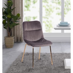 Wells Gray Velvet Dining Chair - Set of 2