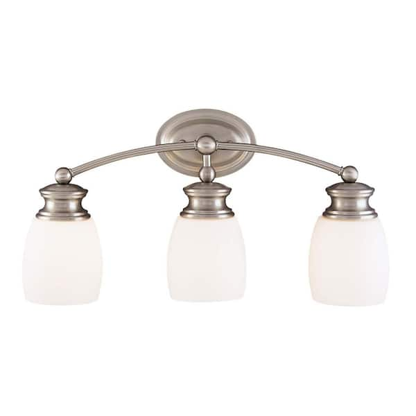 Savoy House Elise 20.25 in. W x 10.5 in. H 3-Light Satin Nickel ...