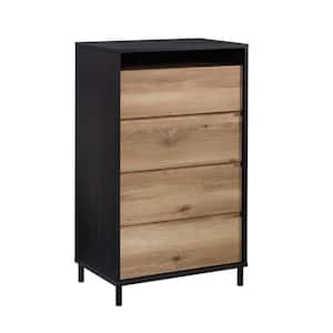 Acadia Way 4-Drawer Raven Oak Chest of Drawers 48 in. x 29 in. x 19 in.