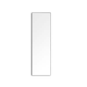 15.7 in. H x 59 in. W Rectangle Aluminum Alloy Frame Black Full Length Mirror