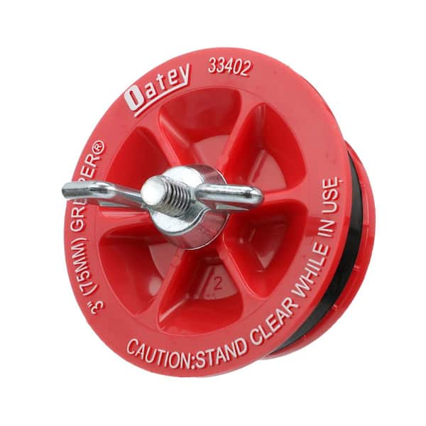 Gripper 3 in. Plastic Mechanical Test Plug