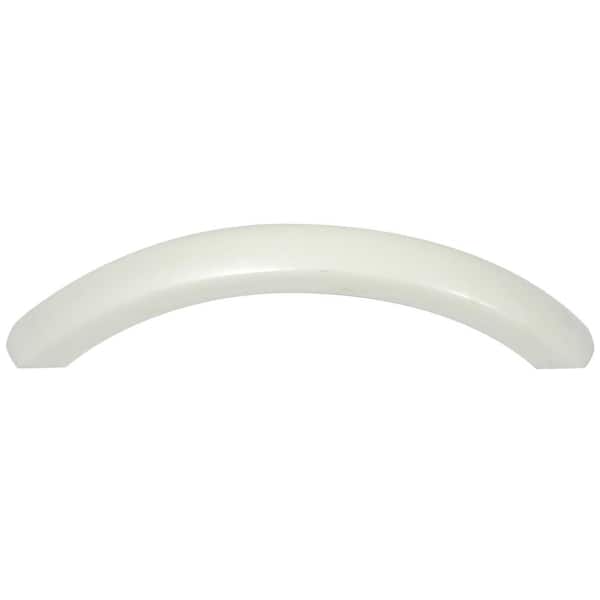Plastics 3-3/4 in. Center-to-Center White Bar Pull Cabinet Pull (33942)