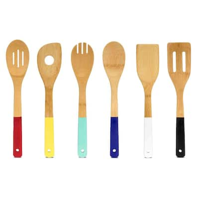 Kaluns Multi Color Utensils Wood And Silicone Cooking Utensil Set (Set of  21) HD-WSU21-MC - The Home Depot