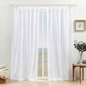 White - Tab Top - Curtains - Window 