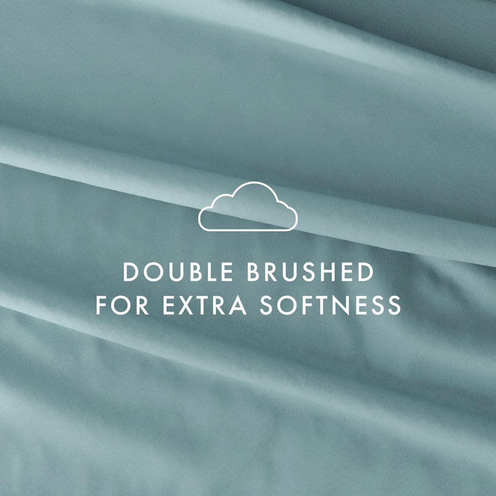 Ocean Blue King Microfiber Deep Pocket Bed Sheet Set