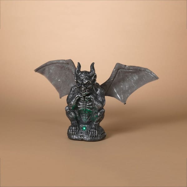 GERSON INTERNATIONAL 12.5 in. Animated Gargoyle with Sound and