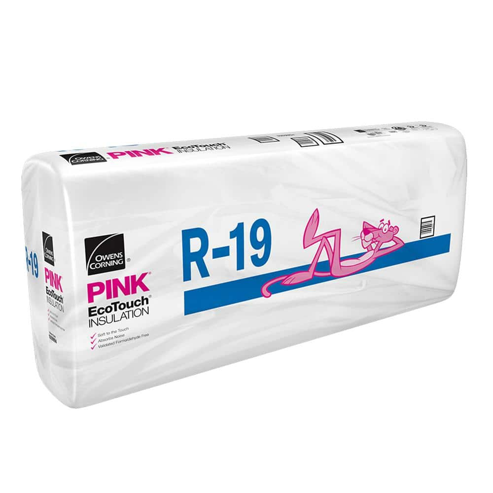 Owens Corning R-19 PSK Fiberglass Insulation Batt 23 in. x 93 in. A73A -  The Home Depot